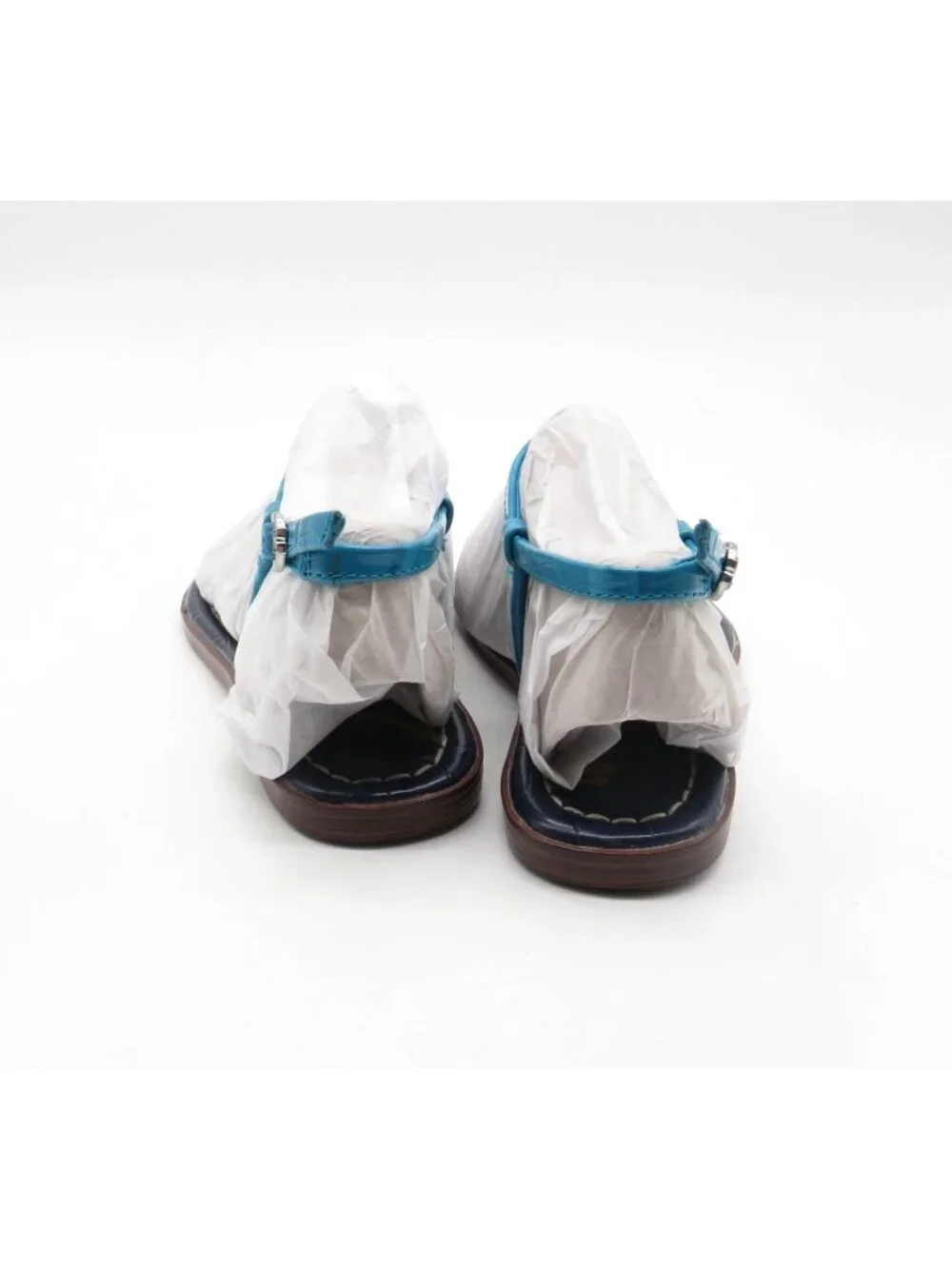Sam Edelman Kids Blue Croco Gigi Sandals US 12M NEW